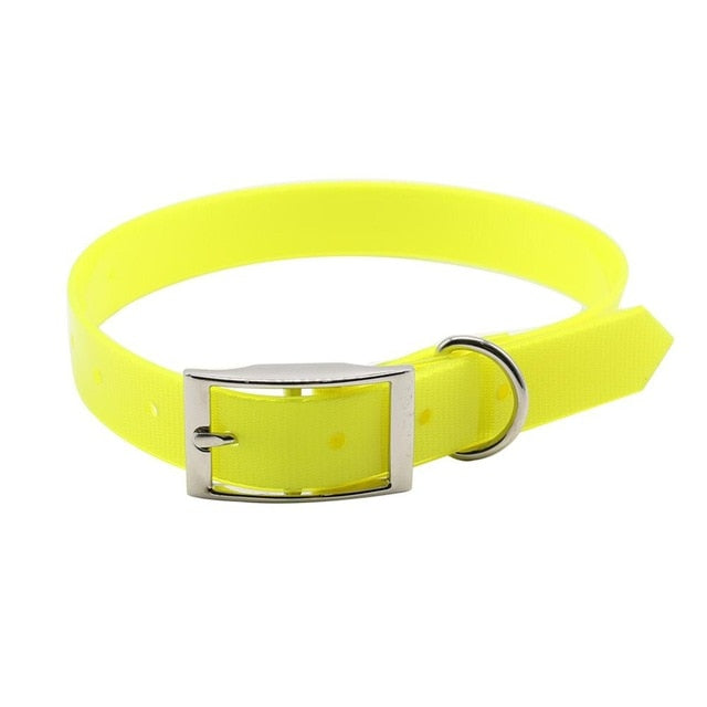 New Fashion pet dog collar High quality TPU+Nylon waterproof deodorant Resistant dirt Easy clean collars 7 Colors pet supplies