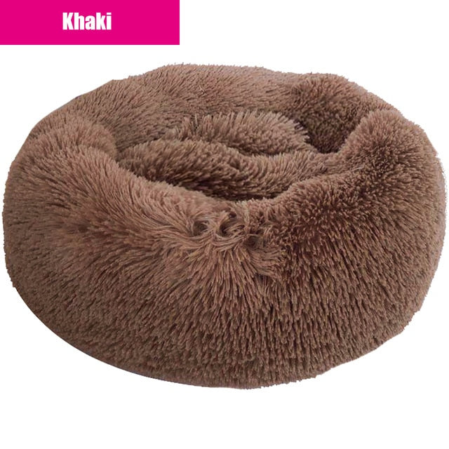 Super Large Dog Bed Round Washable Pets Bed Winter Warm Sleeping Plush Dog Kennel Cat Mats Puppy Cushion Mat Dog Cat Supplies