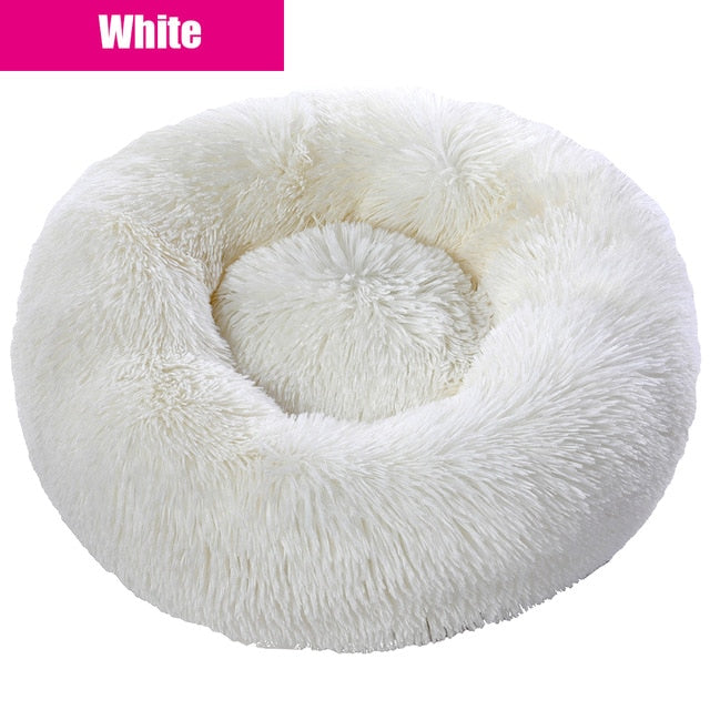 Super Large Dog Bed Round Washable Pets Bed Winter Warm Sleeping Plush Dog Kennel Cat Mats Puppy Cushion Mat Dog Cat Supplies