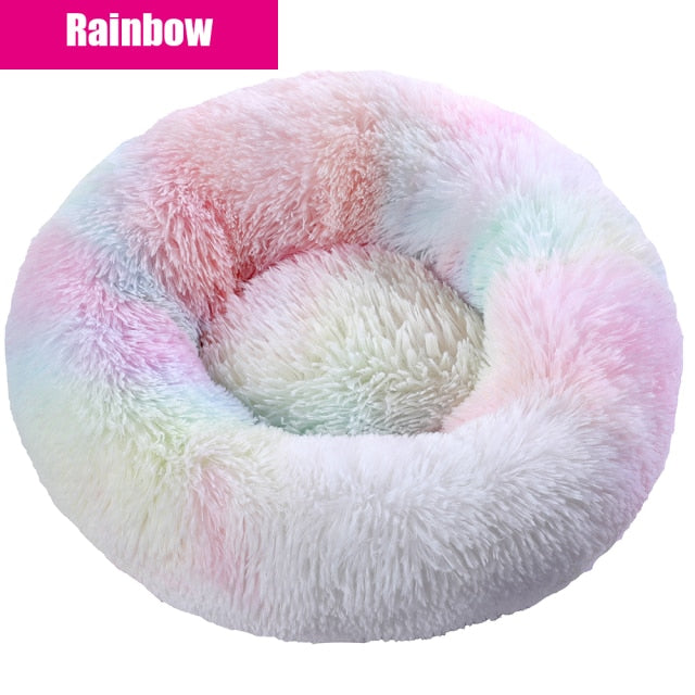 Super Large Dog Bed Round Washable Pets Bed Winter Warm Sleeping Plush Dog Kennel Cat Mats Puppy Cushion Mat Dog Cat Supplies