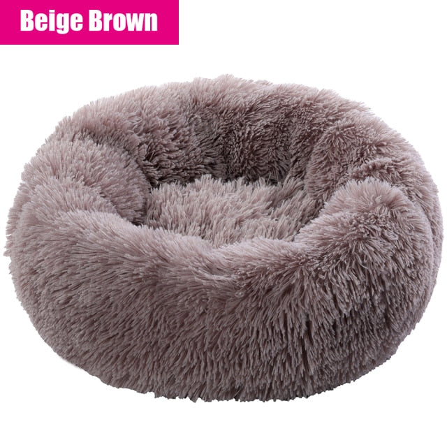 Super Large Dog Bed Round Washable Pets Bed Winter Warm Sleeping Plush Dog Kennel Cat Mats Puppy Cushion Mat Dog Cat Supplies