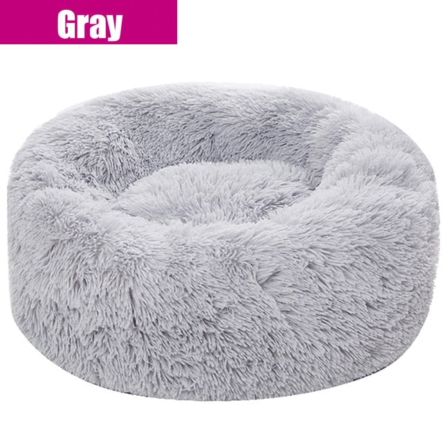 Super Large Dog Bed Round Washable Pets Bed Winter Warm Sleeping Plush Dog Kennel Cat Mats Puppy Cushion Mat Dog Cat Supplies