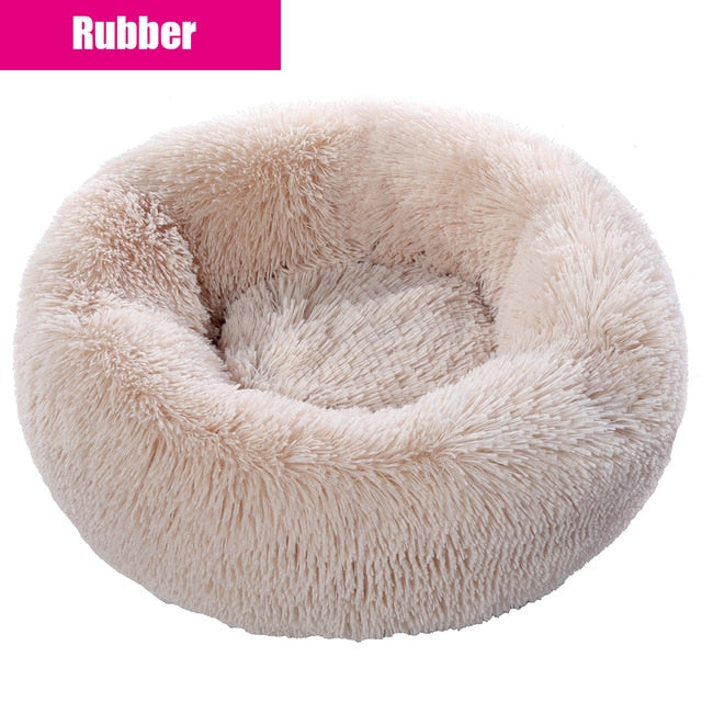 Super Large Dog Bed Round Washable Pets Bed Winter Warm Sleeping Plush Dog Kennel Cat Mats Puppy Cushion Mat Dog Cat Supplies