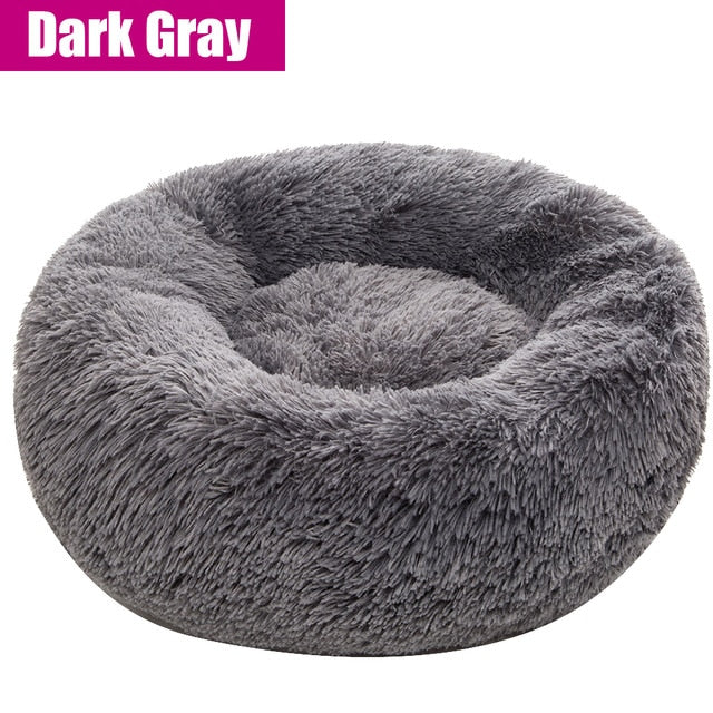 Super Large Dog Bed Round Washable Pets Bed Winter Warm Sleeping Plush Dog Kennel Cat Mats Puppy Cushion Mat Dog Cat Supplies