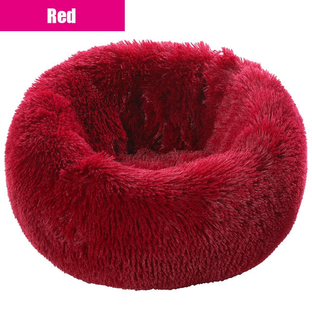 Super Large Dog Bed Round Washable Pets Bed Winter Warm Sleeping Plush Dog Kennel Cat Mats Puppy Cushion Mat Dog Cat Supplies