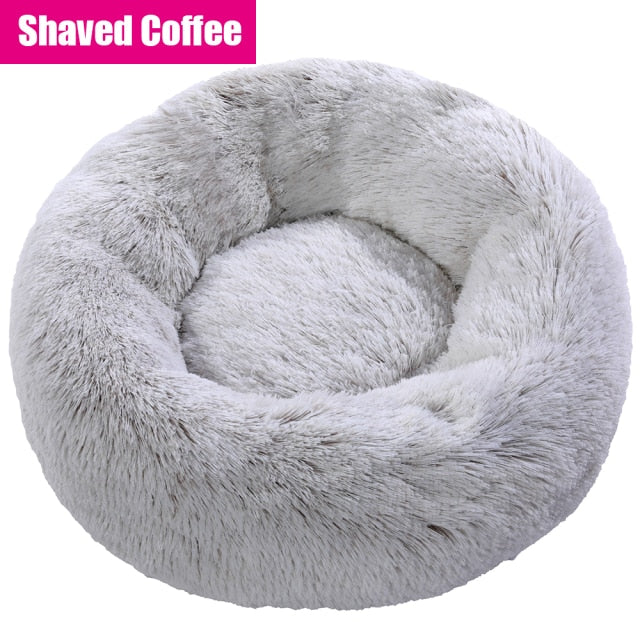Super Large Dog Bed Round Washable Pets Bed Winter Warm Sleeping Plush Dog Kennel Cat Mats Puppy Cushion Mat Dog Cat Supplies