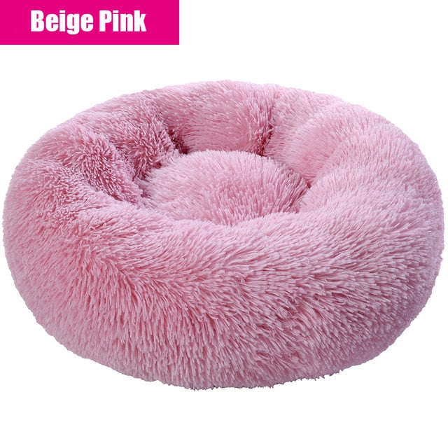 Super Large Dog Bed Round Washable Pets Bed Winter Warm Sleeping Plush Dog Kennel Cat Mats Puppy Cushion Mat Dog Cat Supplies