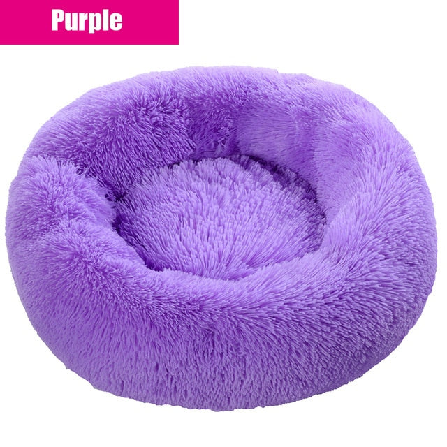 Super Large Dog Bed Round Washable Pets Bed Winter Warm Sleeping Plush Dog Kennel Cat Mats Puppy Cushion Mat Dog Cat Supplies