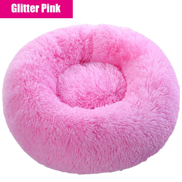 Super Large Dog Bed Round Washable Pets Bed Winter Warm Sleeping Plush Dog Kennel Cat Mats Puppy Cushion Mat Dog Cat Supplies