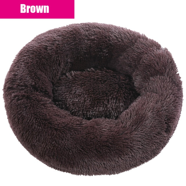 Super Large Dog Bed Round Washable Pets Bed Winter Warm Sleeping Plush Dog Kennel Cat Mats Puppy Cushion Mat Dog Cat Supplies