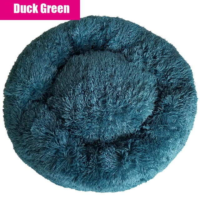 Super Large Dog Bed Round Washable Pets Bed Winter Warm Sleeping Plush Dog Kennel Cat Mats Puppy Cushion Mat Dog Cat Supplies