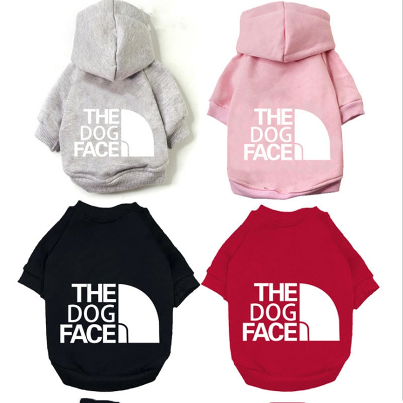 Dog Clothes Winter Warm Fashion Hoodie Pet Clothes Shirt For Small Medium Dogs
