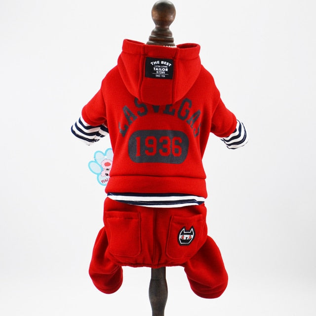 Pet Sweater Hoodie Letters Design Dog Jumpsuit Coat Jacket Cat Puppy Autumn Clothes Apparel