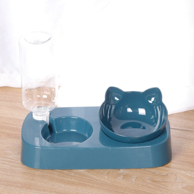 Pet Cat Elevated Bowls Durable Double Cat dog Bowls Raised Stand Cat Feeding & Watering Supplies Dog Feeder Pet Supplies